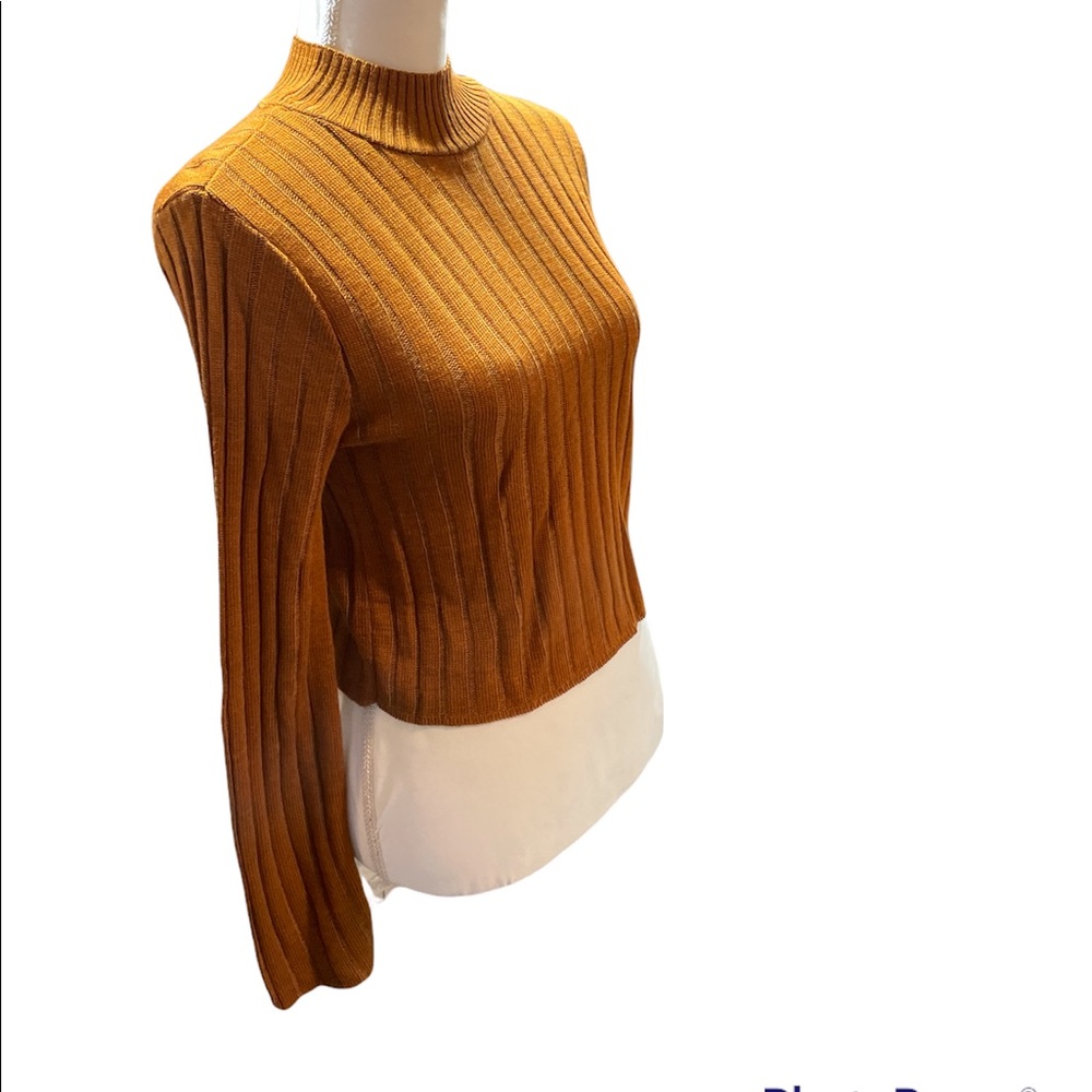 5 for 25$🔥 Abound Rust Pumpkin Sweater |Top | Crop Sweater - Picture 3 of 8